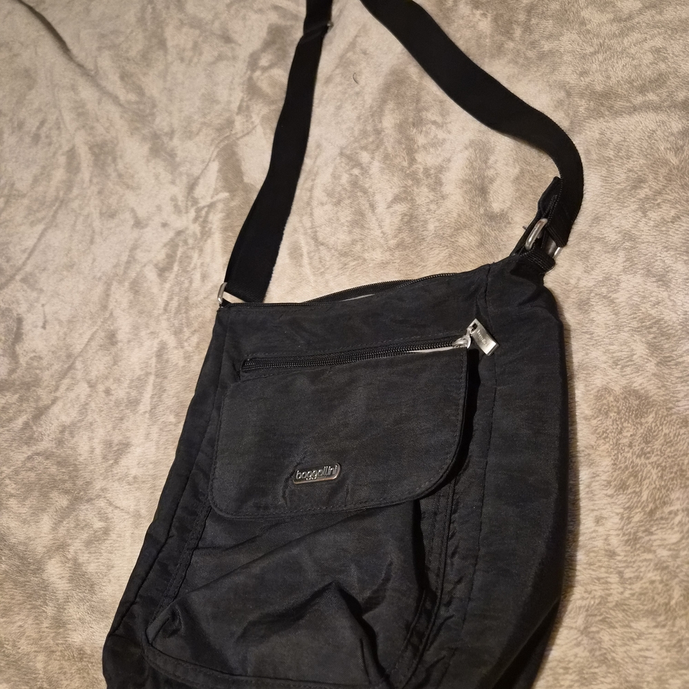 Baggallini Charcoal Messenger Bag
